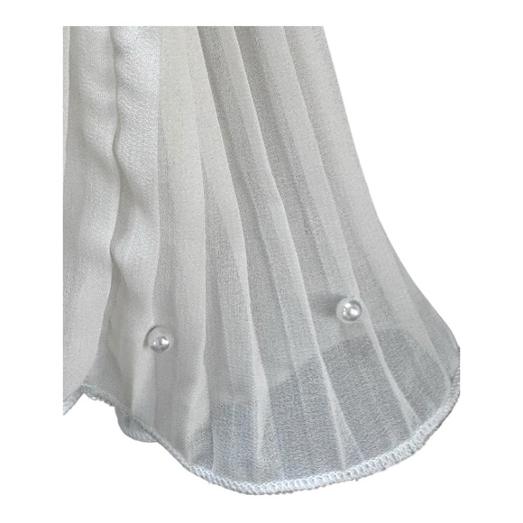 Luxuoire Cropped Off the Shoulder Top with Bling - S - Picture 8 of 16